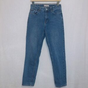 Free People We The Free Medium Wash Rigid Denim High Rise Skinny Jeans size 26